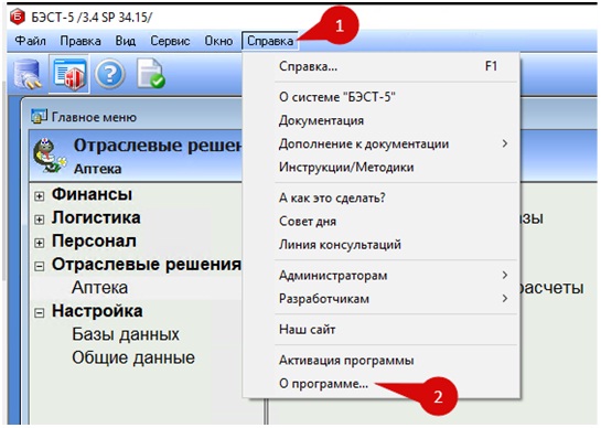 БЭСТ-5.Аптека.Справка.О программе